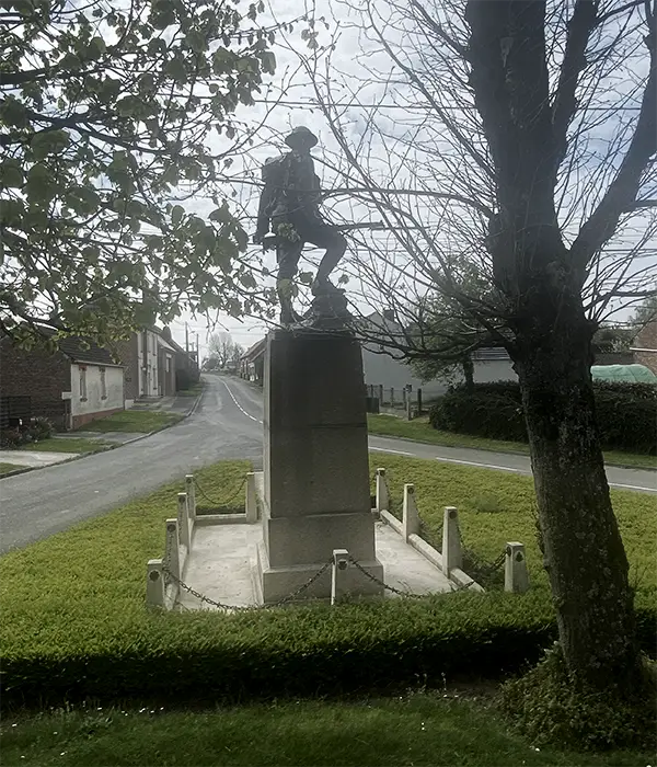 British 41st Division Memorial at Flers France